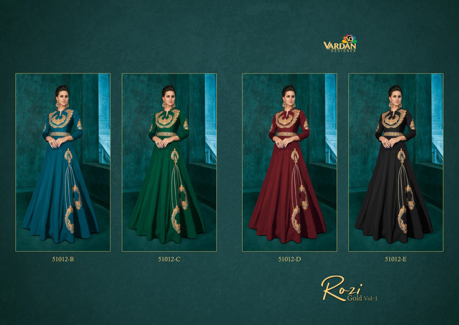 Rozi Gold Vol-1 Triva Silk Designer Kurti Supplier Rozi Gold Vol-1 Triva Silk Designer Kurti Supplier